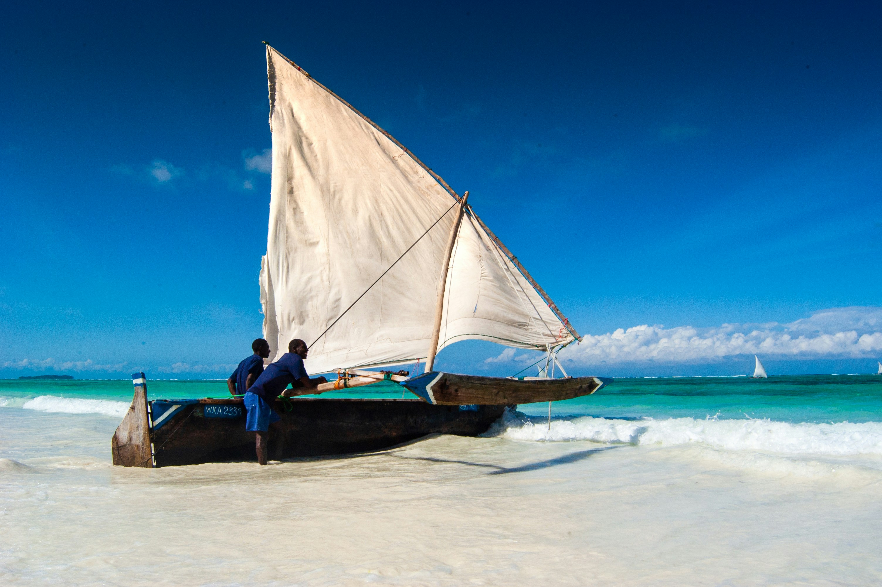 Aerial view of Zanzibar beaches